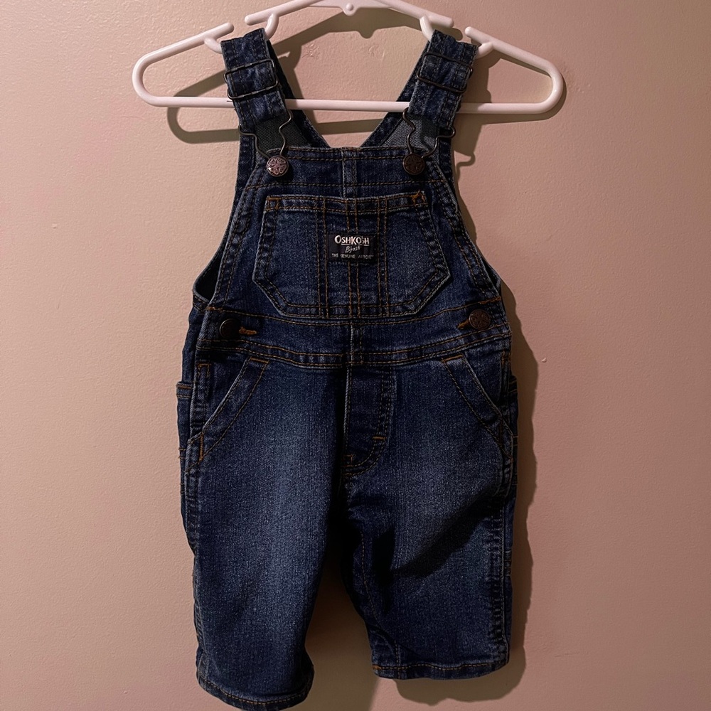 OshKosh B'gosh Dark Blue Denim infant’s Overalls